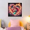 Cartoon-2 Full 14CT DIY Stamped Cross Stitch Kits Needlework Embroidery Kit 11.81x11.81inch Cross Stitch Art and Crafts Kits for Beginners Adults Home Decor