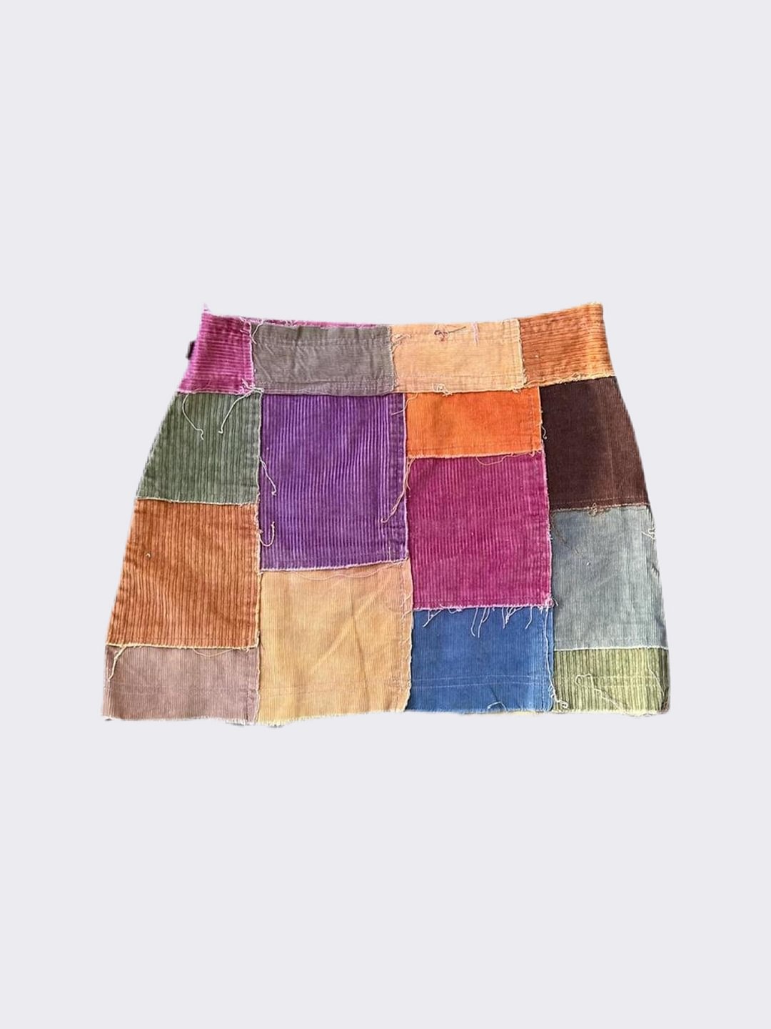 Patched Up Mini Skirt
