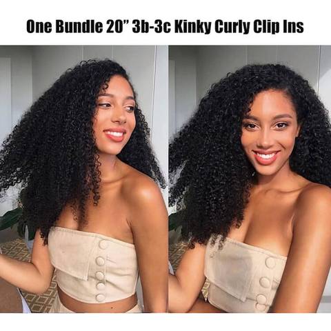 Kinky Curly Clip In Set