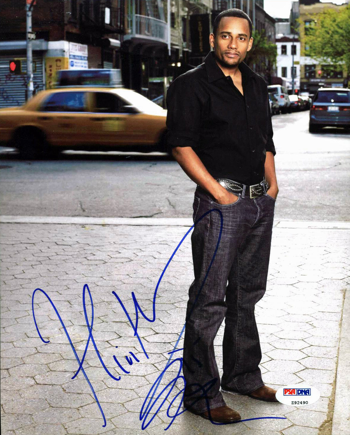 Hill Harper CSI: NY Authentic Signed 8X10 Photo Poster painting Autographed PSA/DNA #Z92490