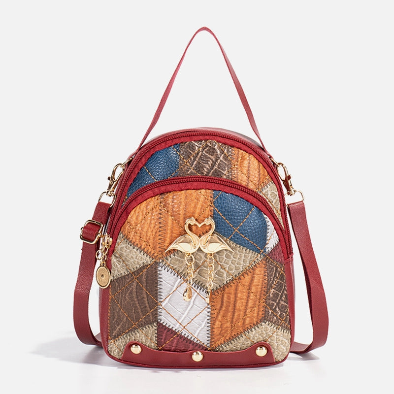 Anti-theft Color Block Casual Holiday