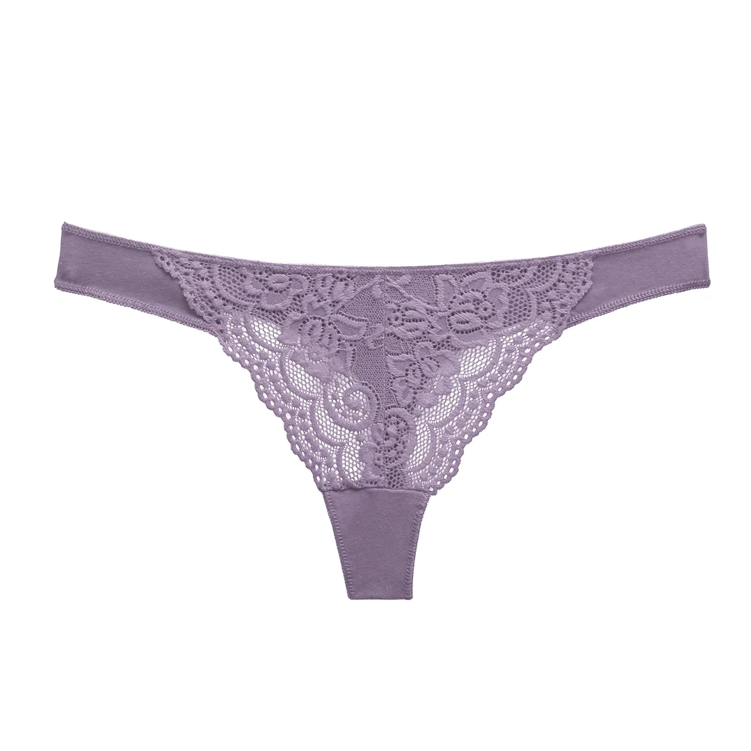 Sexy Woman Thong Panties Lace Underwear Soft Female Lingerie Sexy G-String Comfortable Intimates Underpants Low Waist Panties