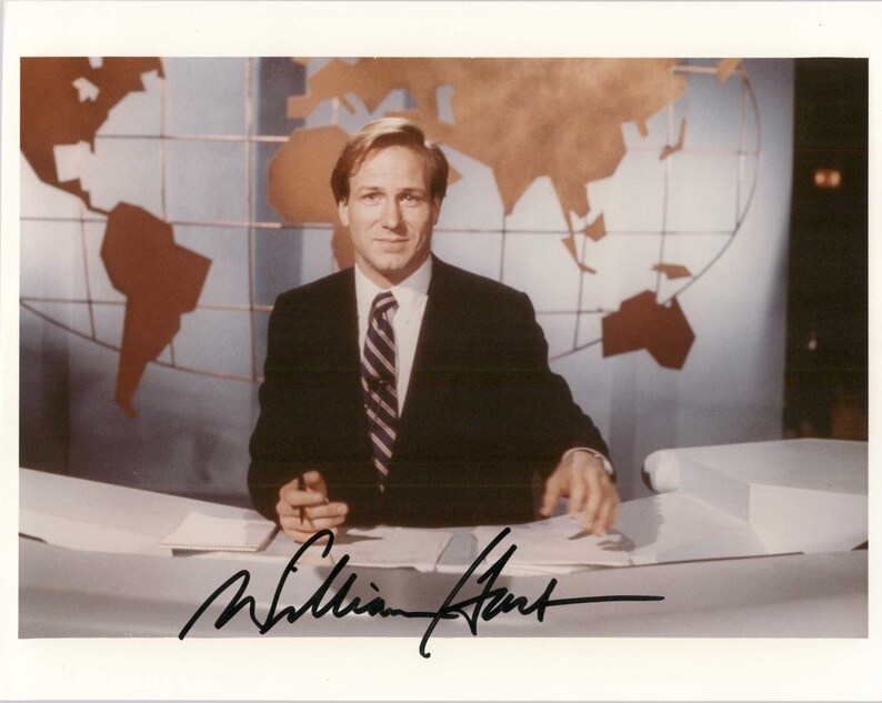 William Hurt Signed Autographed Broadcast News