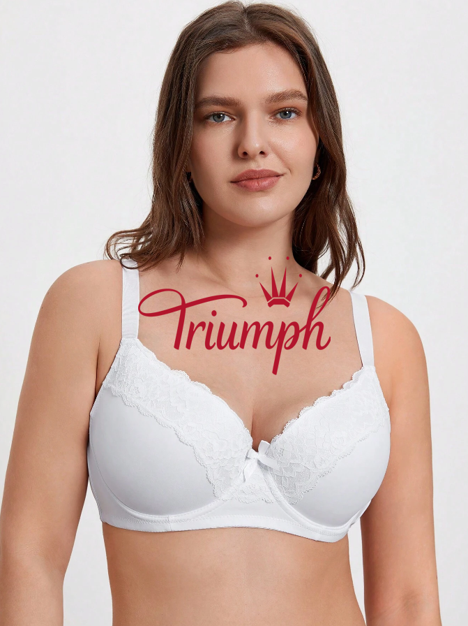 Triumph - (3 ks) čipkovaná podprsenka nadmernej veľkosti