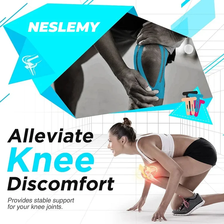 🔥Alleviate Knee Discomfort: Precut Kinesiology Tape For Knees