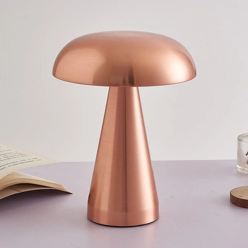 Mushroom Lamp Champagne