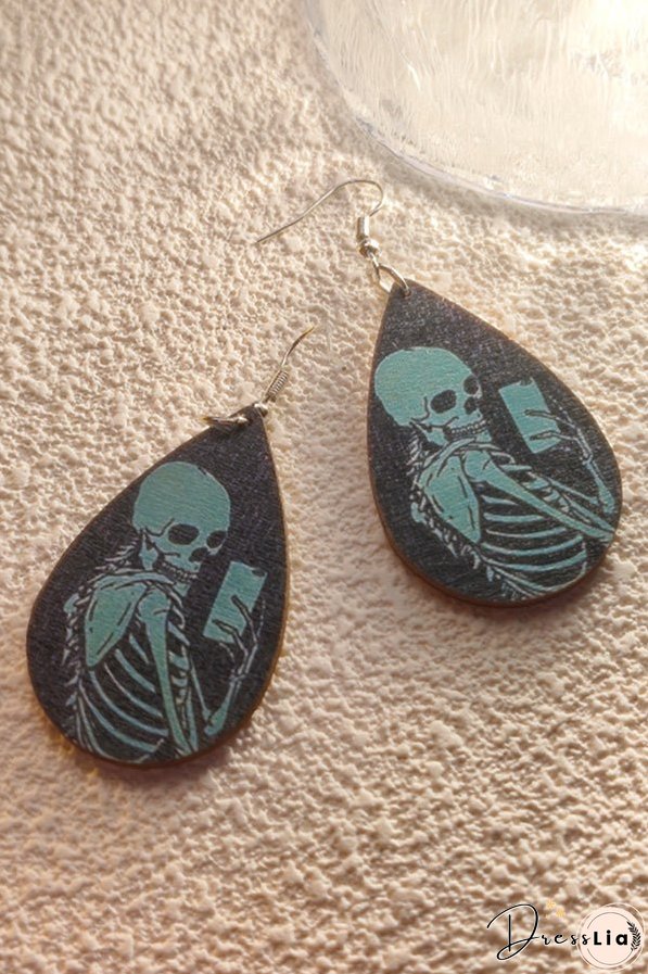 Halloween Horror and Fun Series Wooden Earrings