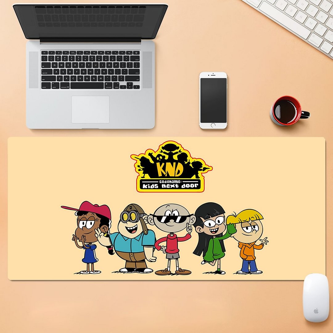 Kids Next Door Large Mouse Pad Extended Mouse Pad for Game Office Home Use