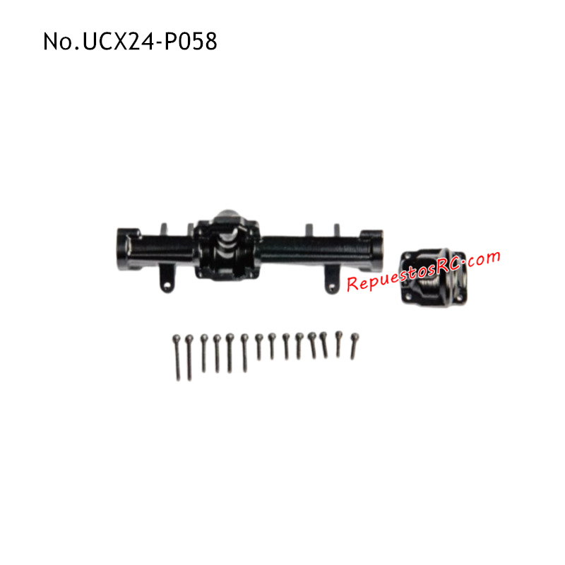 UDIRC UCX2402 Piezas de Mejora para Coches RC Eje Trasero Met&aacute;lico UCX24-P058
