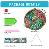(US Only)Peacock 2D Flat DIY Diamond Painting Set Diamond Art Pendant Home Wall Decor