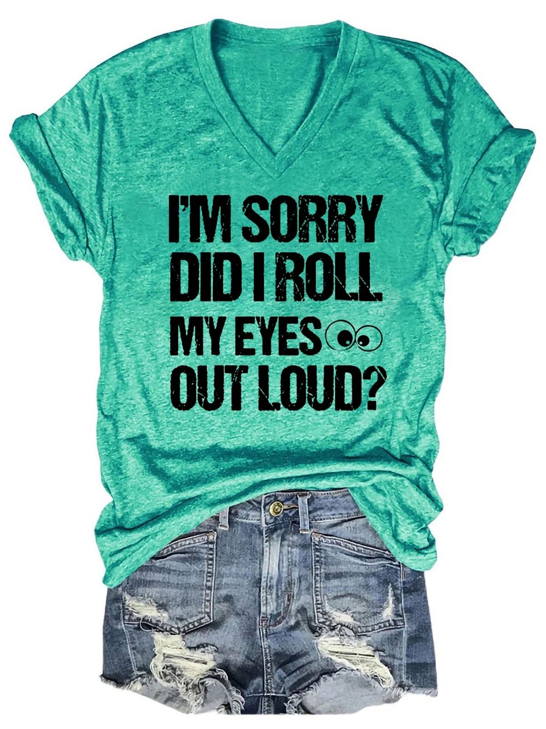 Roll My Eyes Women's T-shirt、shopify、sdecorshop