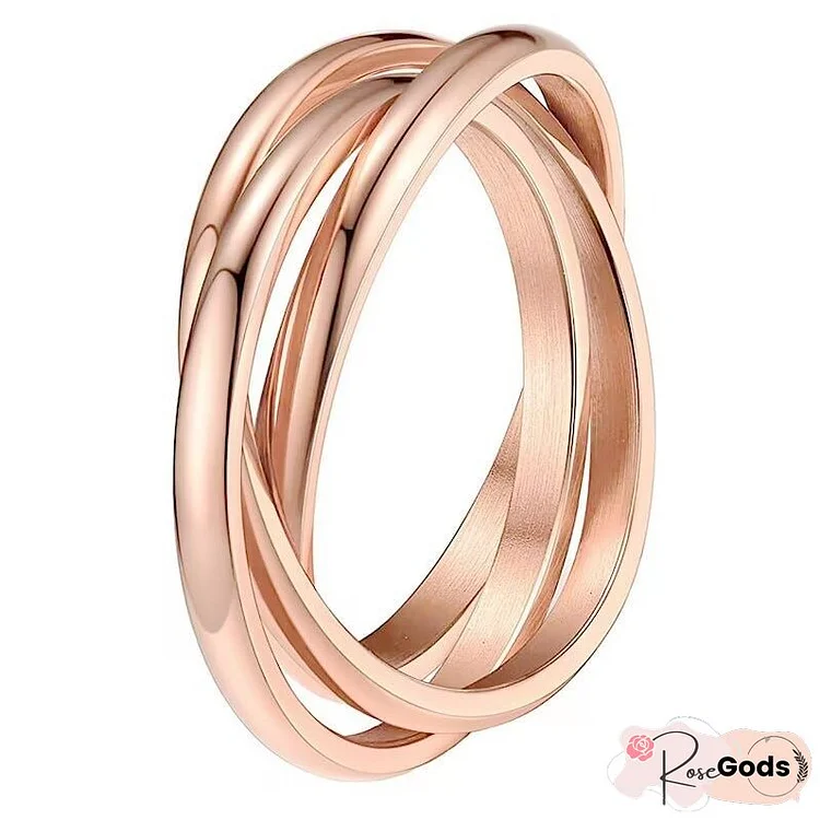 Women's Fashion Simple Titanium Steel Ring
