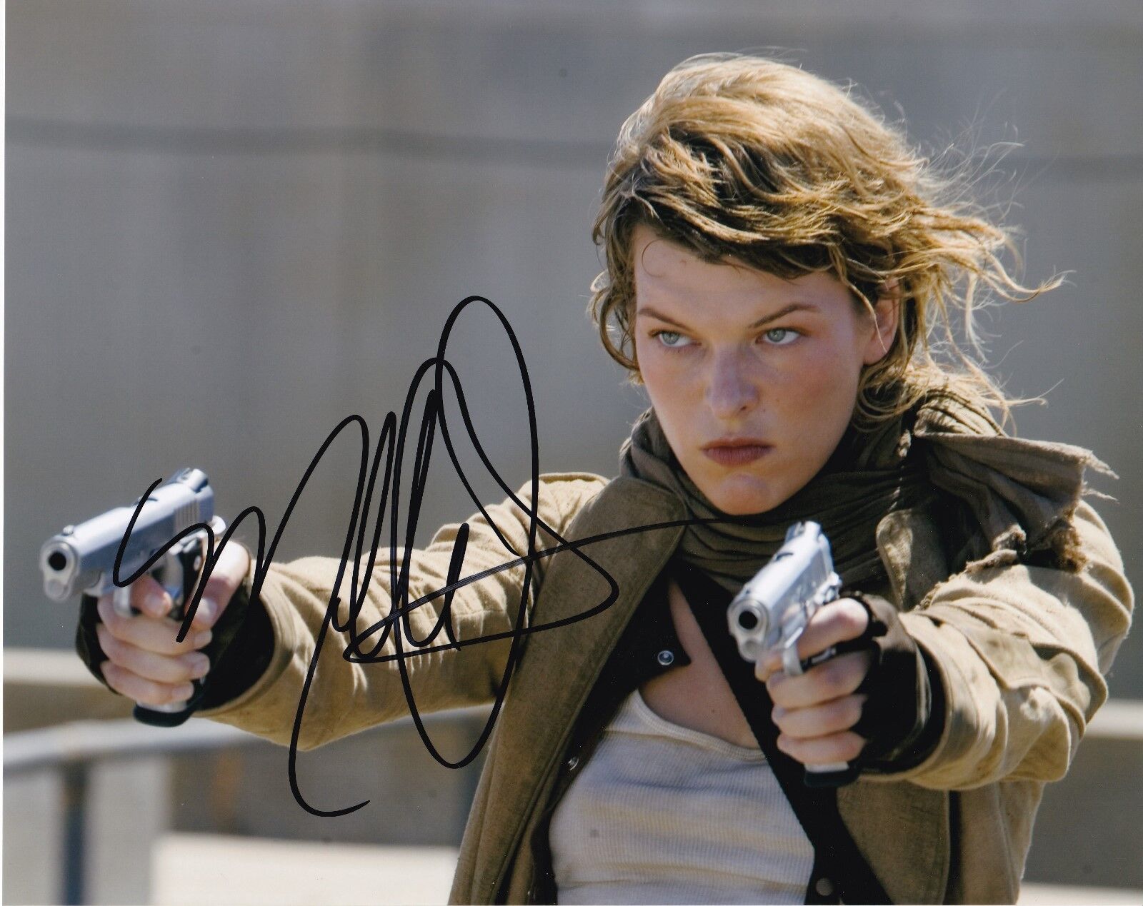 Milla Jovovich ‘Resident Evil’ Autographed 8x10 Photo Poster painting with CoA & Signing Details