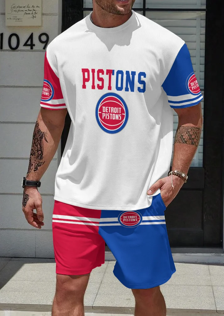 Detroit Pistons Limited Edition Top And Shorts Two-Piece Suits
