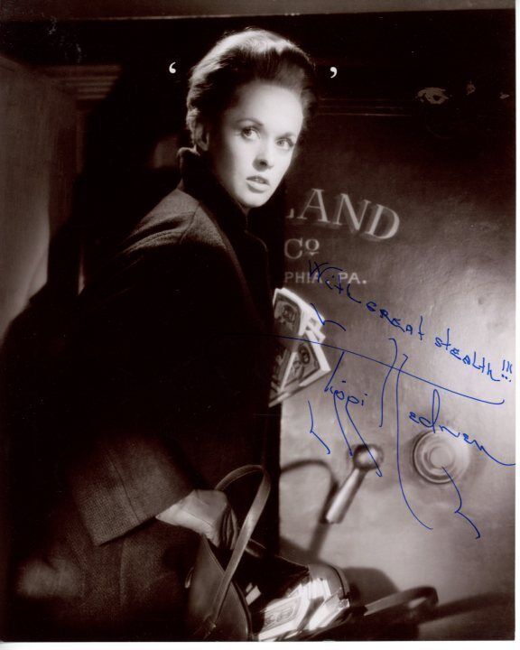 TIPPI HEDREN signed autographed THE BIRDS MELANIE DANIELS Photo Poster painting