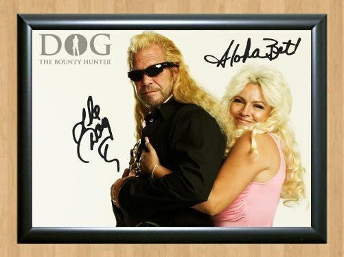 Duane Chapman Beth Smith The Dog Bounty Hunter Signed Autographed Photo Poster painting Poster Print Memorabilia A3 Size 11.7x16.5