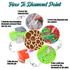 8pcs Animal Texture DIY Diamond Painting Wooden Coasters