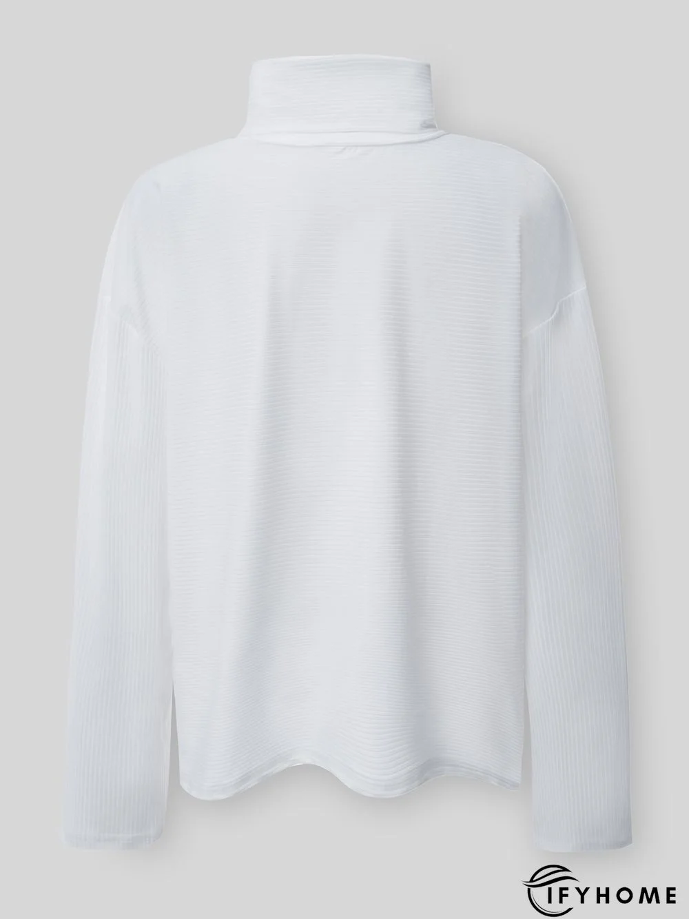 Women Casual Top Tunic Cowl Neck Sweater | IFYHOME