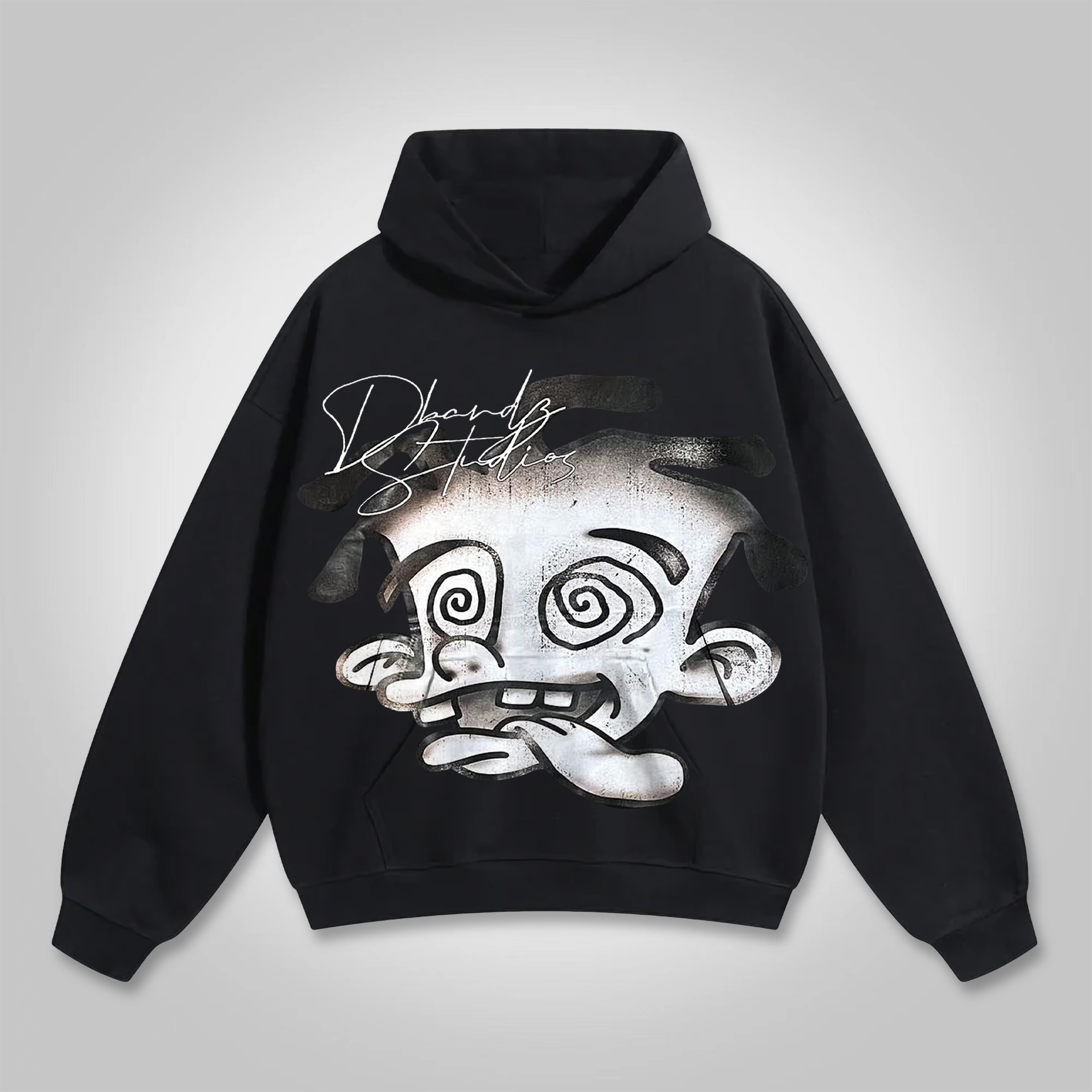 Sopula Vintage Unisex Cartoon Graphics Pocket Hoodie - SOPULA