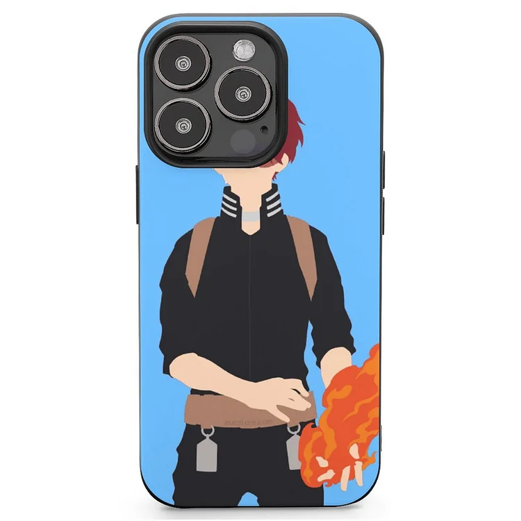 Shoto Todoroki Anime My Hero Academia Phone Case(34) Mobile Phone Shell IPhone 13 and iPhone14 Pro Max and IPhone 15 Plus Case - Heather Prints Shirts