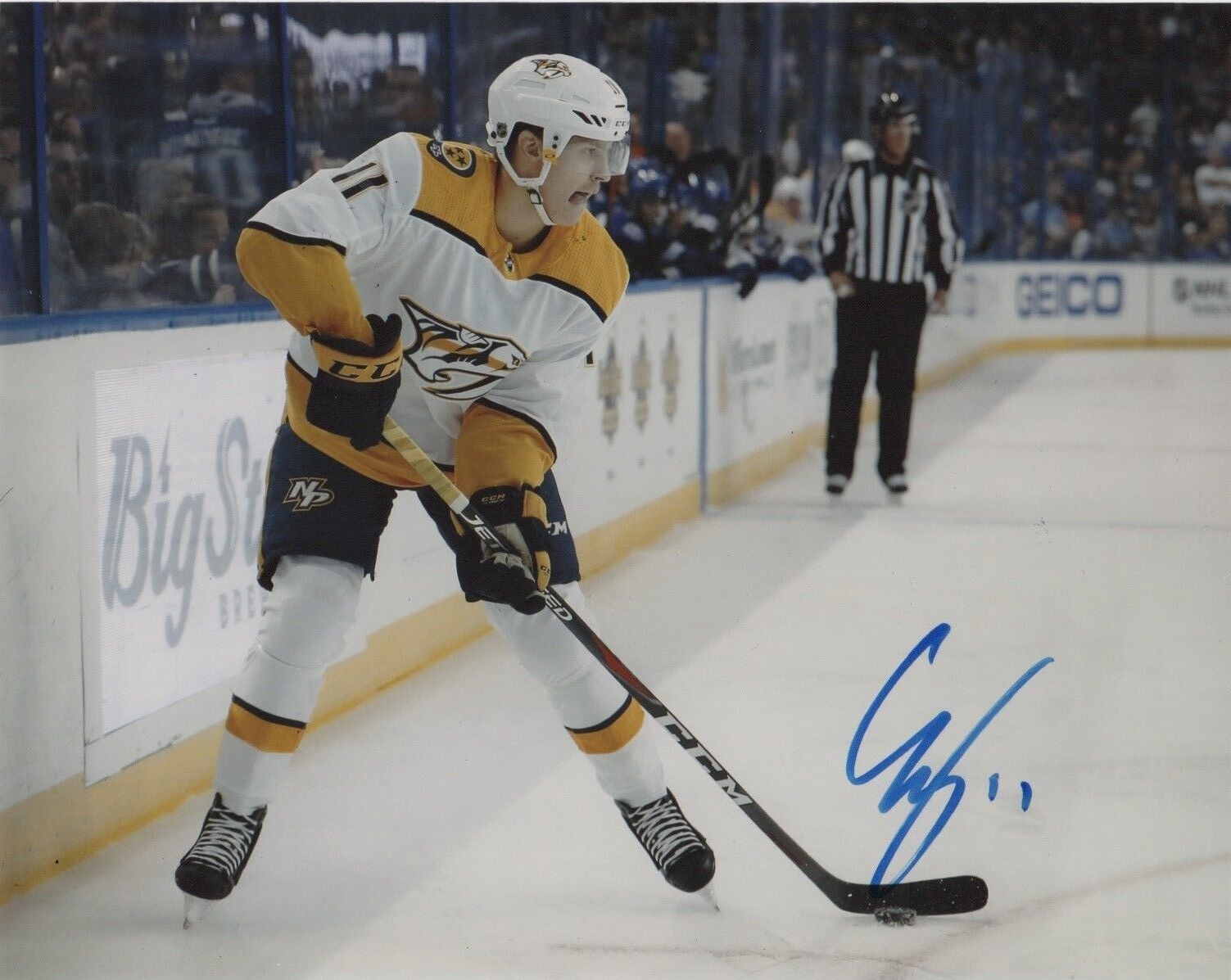 Nashville Predators Eeli Tolvanen Signed Autographed 8x10 Photo Poster painting COA #2