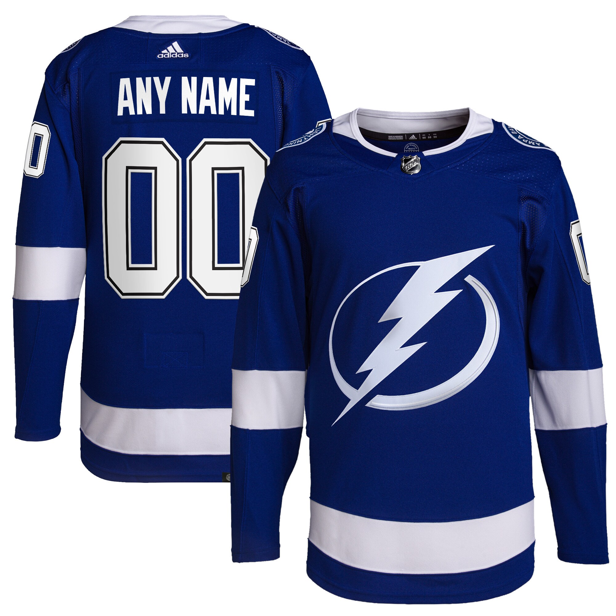 Tampa Bay Lightning   Home  Primegreen  Custom Jersey – Royal mysite