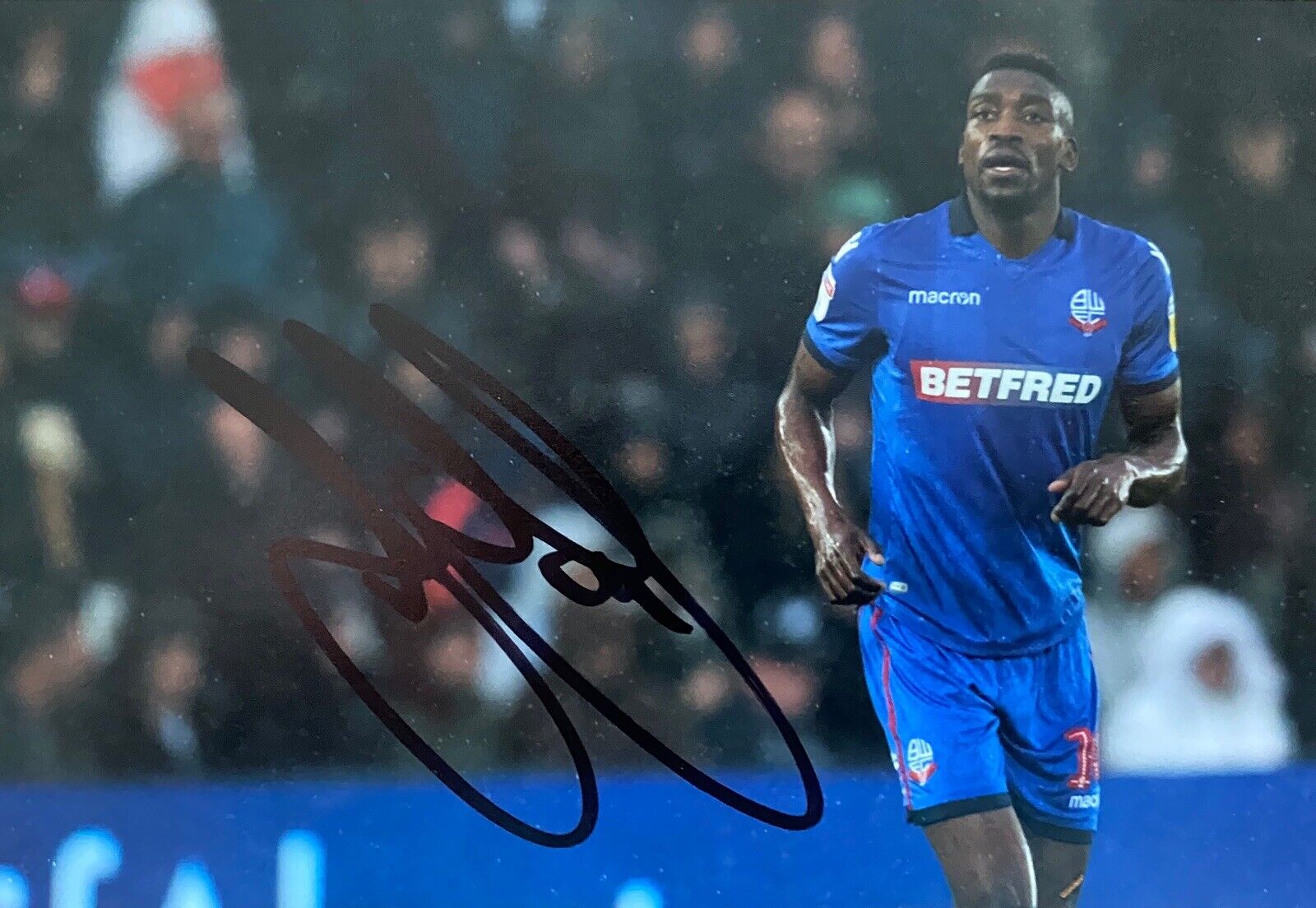 Sammy Ameobi Genuine Hand Signed 6X4 Photo Poster painting - Bolton Wanderers 2