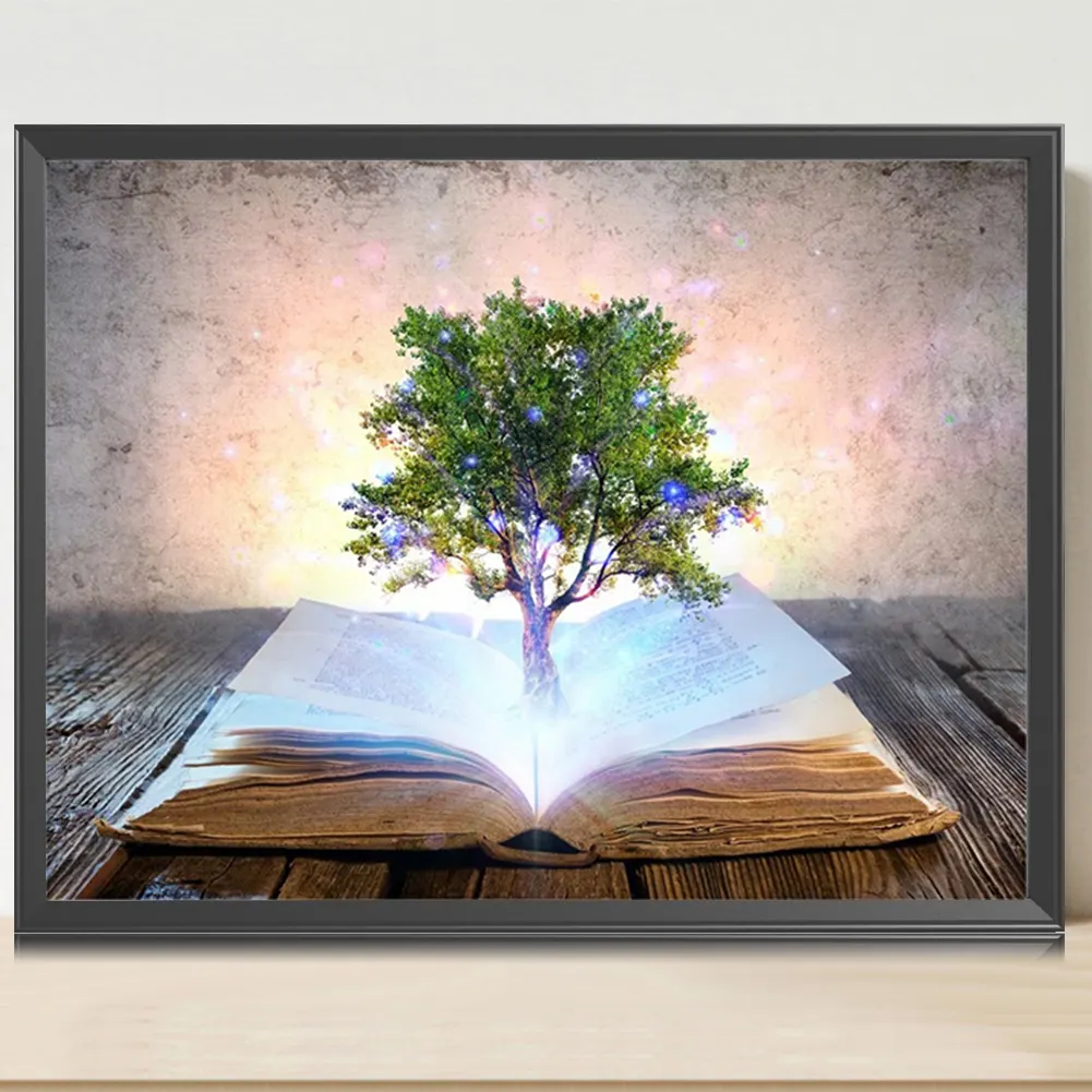 Full Round Diamond Painting 40*30cm - Magic Tree