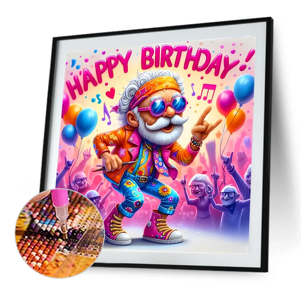 Diamond Painting - Full Round Drill - Grandma(Canvas|40*40cm)