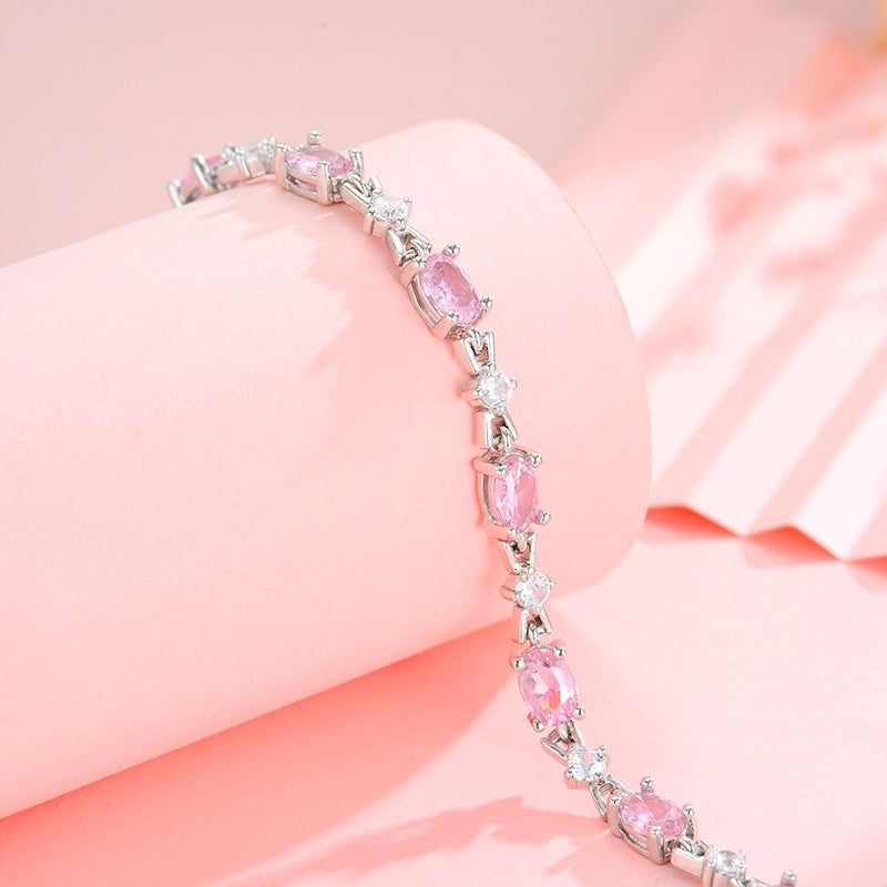 925 Sterling Silver Bracelets Elegant Sweet