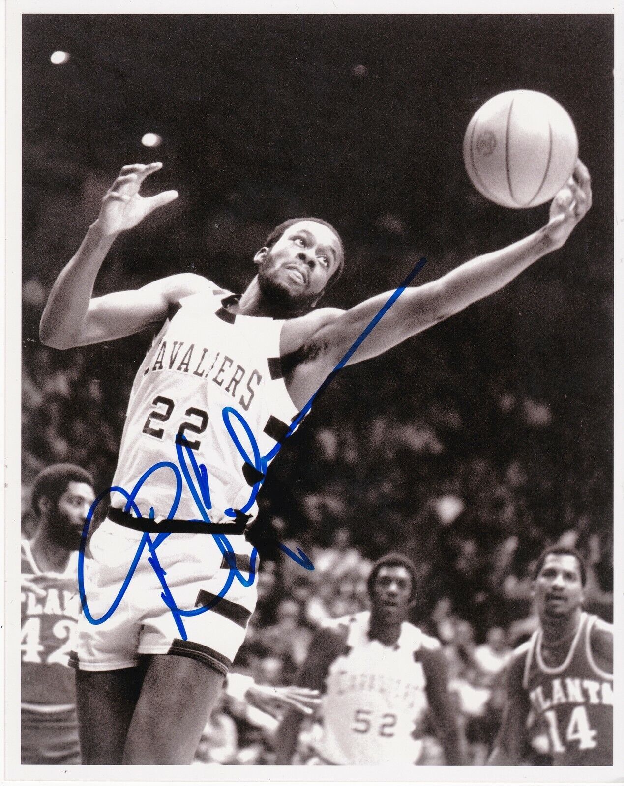 JIM CHONES CLEVELAND CAVALIERS ACTION SIGNED 8x10