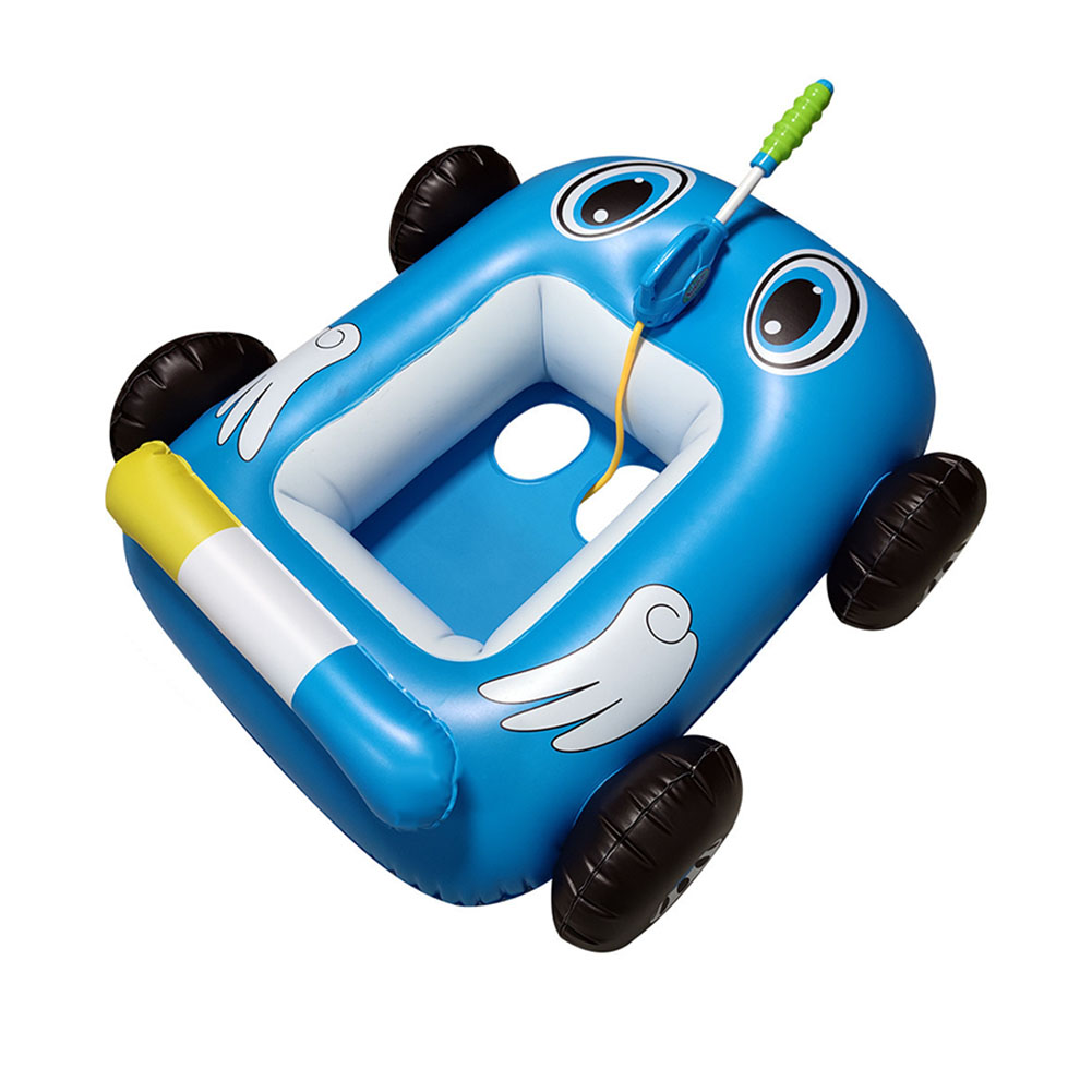 

Inflatable Sprinkler Child Cartoon Car Seat Swimming Games Water Toy (Blue), 501 Original
