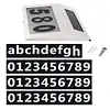 House Number LED Solar Lamp Waterproof Outdoor Address Number Sign Light