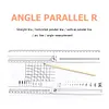 Multifunctional Folding Geometric Drawing Ruler Line Circular Drafting Tool