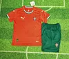 Joyfball 2025 Kids Size Portugal Home Football Shirt 1:1 Thai Quality