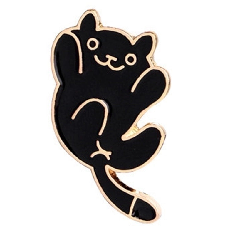 Cartoon Style Cute Cowboy Style Animal Alloy Stoving Varnish Plating Kid’s Unisex Brooches Collar Pin