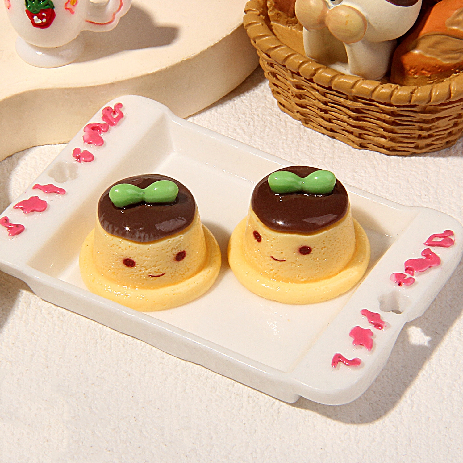 Mini Cookie & Bread Resin Charms Set