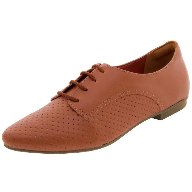 Women's Vintage Oxfords Lace Up Comfortable Flats |FSJ Shoes