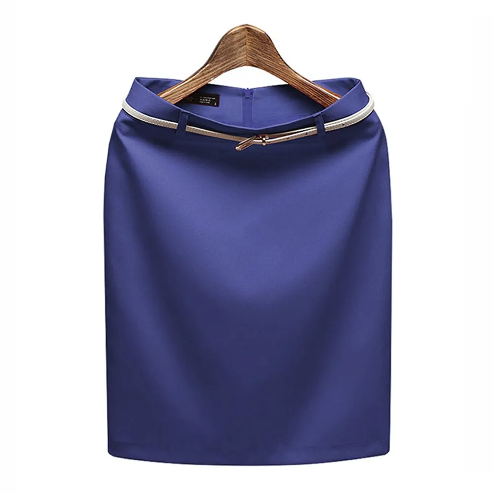 Sexy Hip Skirt Pencil Womens Skirts With Belt Short High Waist Woman Skirt Elegant Business Work Wear Office Lady Mini Skirts