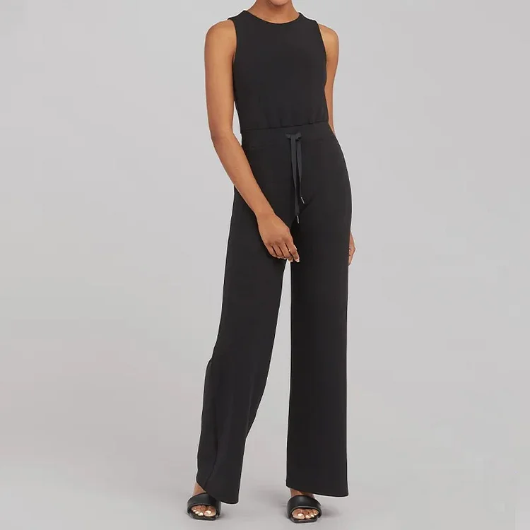 Women's Sleeveless AirEssentials Jumpsuit Casual Comfy Jumpsuit