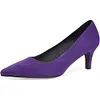 Women's 2 Inch Pumps Kitten Heels Closed Pointed Toe Low Heels Casual Shoes