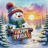 (Multi-Style) Christmas-11CT Stamped Cross Stitch 40*40cm/15.75*15.75in