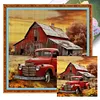 Countryside Cabin-11CT Stamped/Counted Cross Stitch 50*50cm/19.69*19.69in tapestrymarket