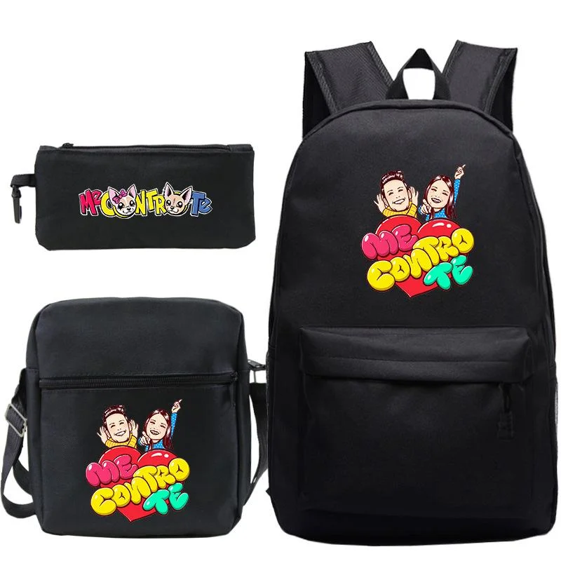 Buzzdaisy Casual Me contro Te Bookbags School Backpack Laptop Schoolbag for Teens Boys Girls School