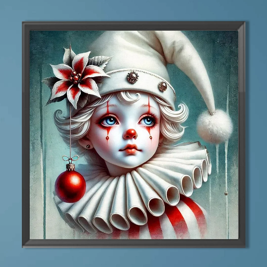Diamond Painting - Full Round Drill - Kiddo Clown(Canvas|40*40cm)