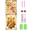 Promotion 2Pcs/set Diamond Painting-DIY Full Round Drill Flower and Butterfly(30*40 CM)
