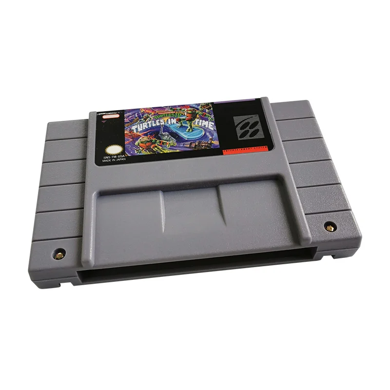 Teenage Mutant Hero Turtles IV: Turtles in Time SNES For Super Nintendo Entertainment System - 16 Bit US Version Game Cartridge
