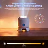 Dynamic Rotating LED Ocean Light Projector Dimmable Brightness & Flexible Stable Base Design Night Light Projector USB Powered & Versatile for Kids Bedroom Decoration