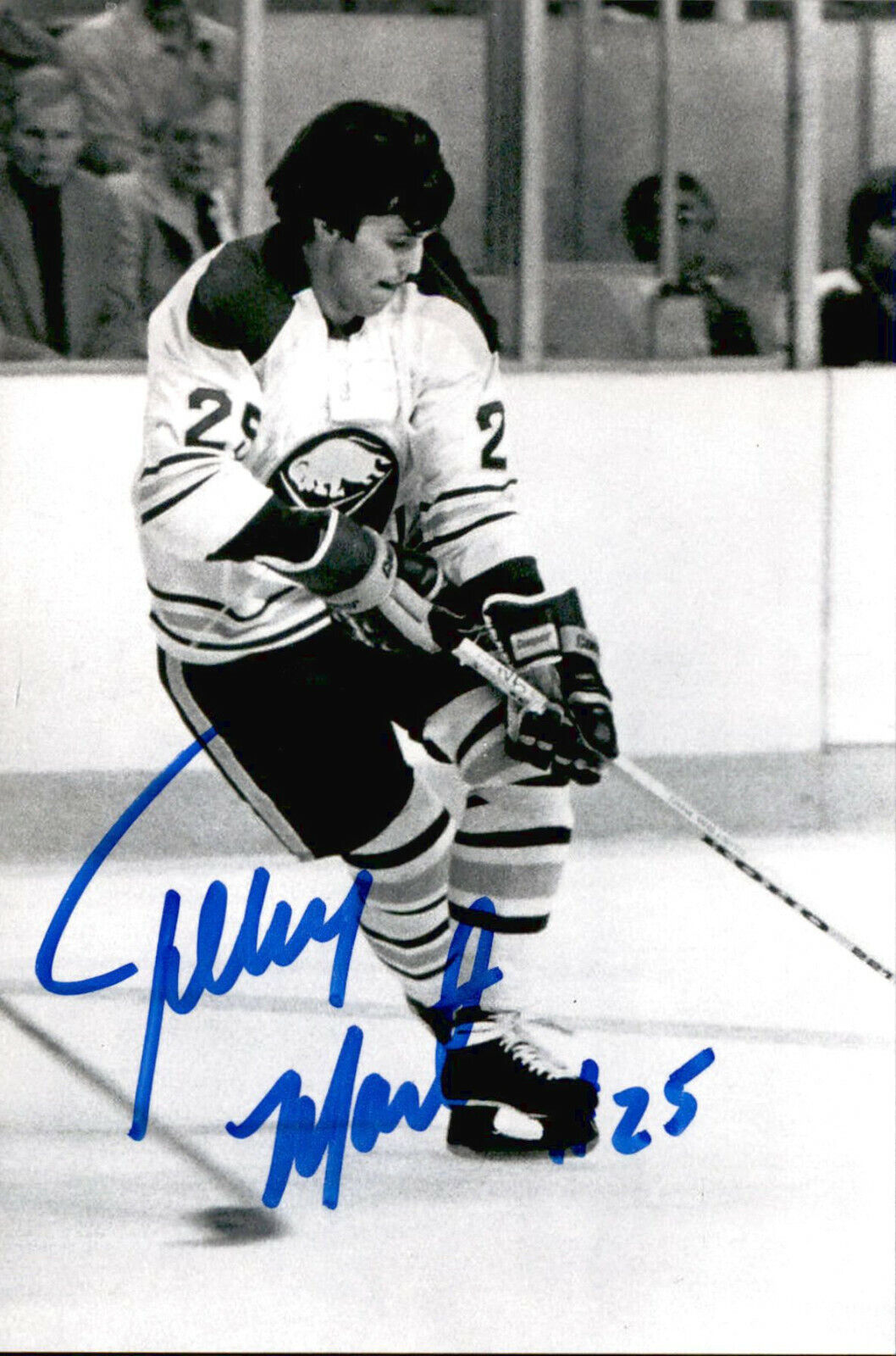 Terry Martin SIGNED autographed 4x6 Photo Poster painting BUFFALO SABRES #3