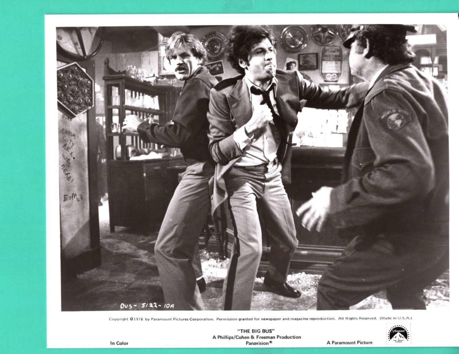 JOSEPH BOLOGNA STOCKARD CHANNING JOHN BECK 1976 Movie Photo Poster painting 8x10 The Big Bus